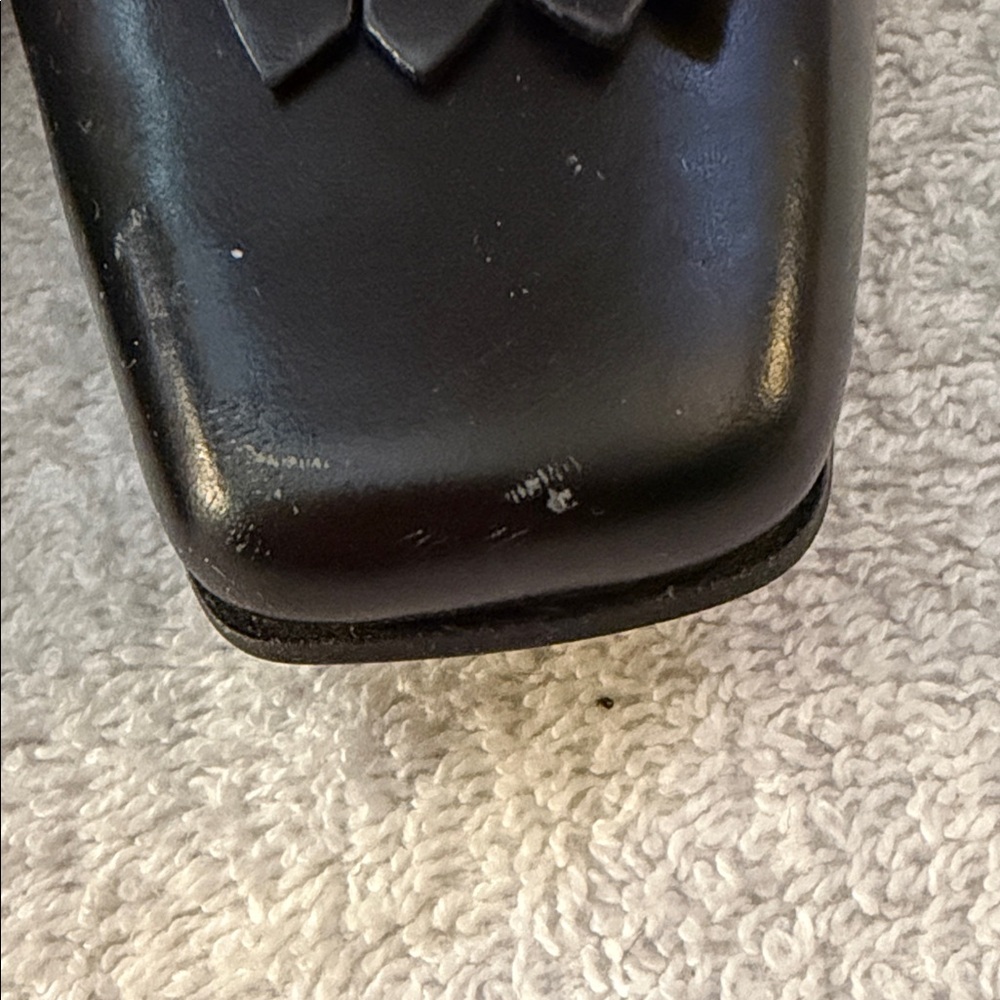 NWT VTG Etienne Aigner Orah Leather Tassel Kitten-Heel Pumps 90s Y2K Office - Picture 5 of 14